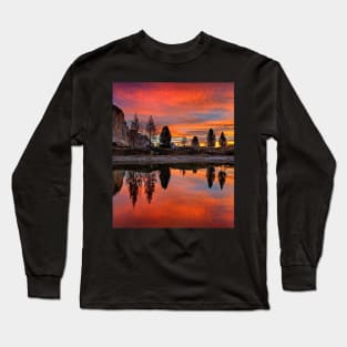 Beautiful sunset design Long Sleeve T-Shirt